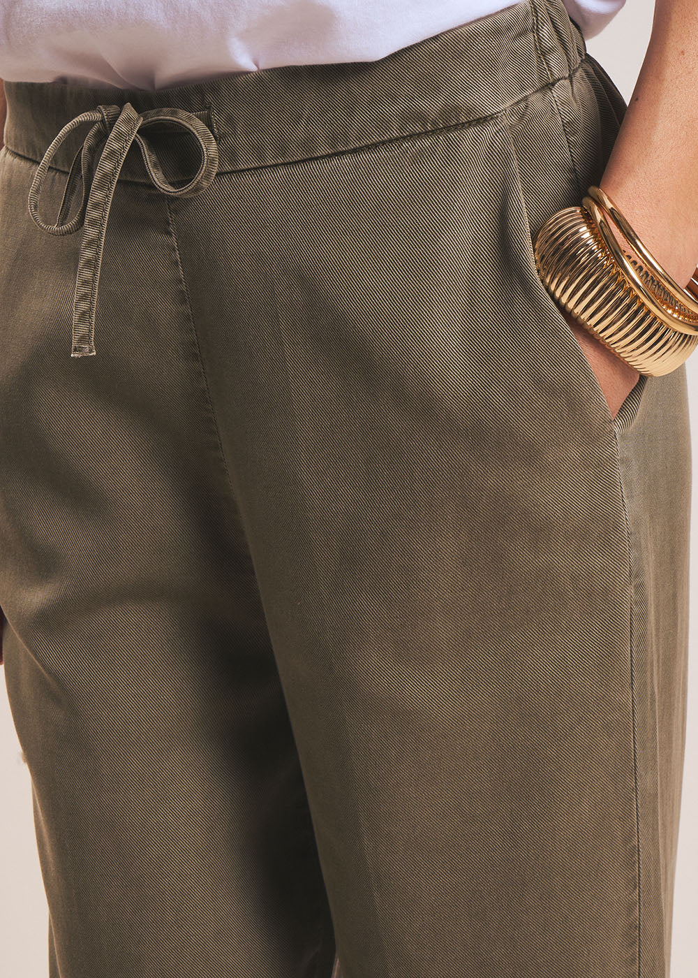 POLY High-waisted straight-leg trousers - 4 - Sud Express - Sud Express