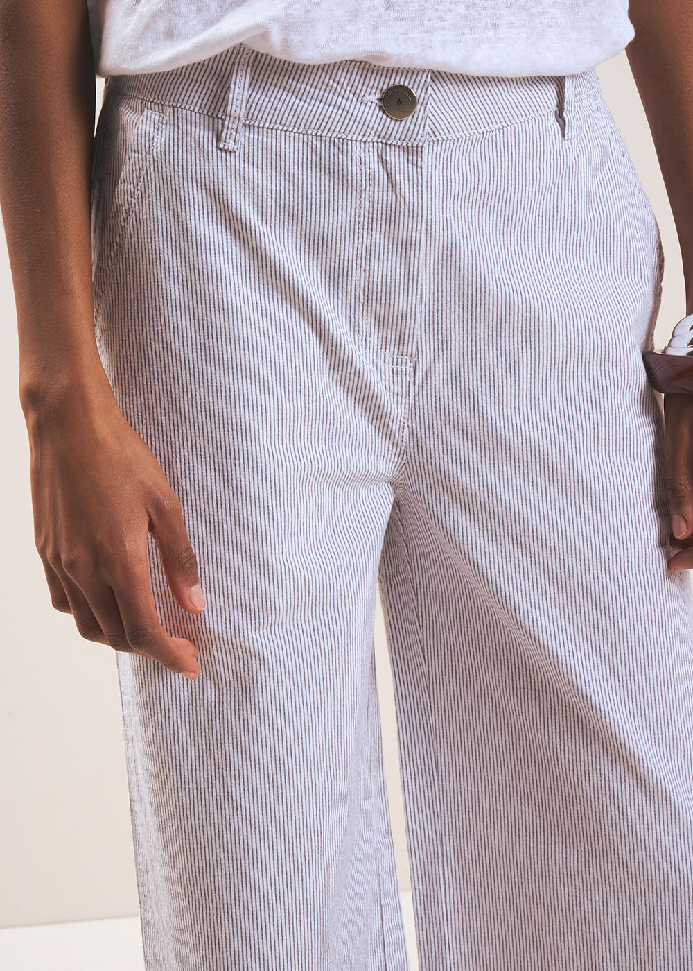 PAKLO Striped chino trousers - 2 - Sud Express - Sud Express