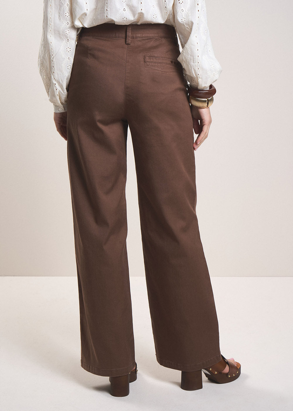 PAROS High-waisted straight-leg trousers - 3 - Sud Express - Sud Express