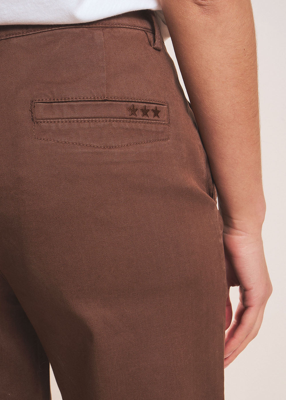 PAROS High-waisted straight-leg trousers - 4 - Sud Express - Sud Express