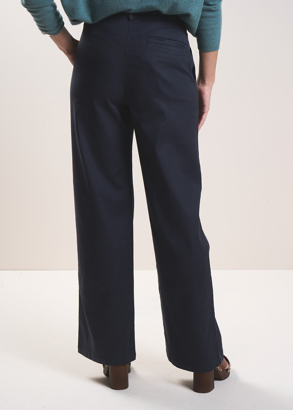 PAROS High-waisted straight-leg trousers - 3 - Sud Express - Sud Express