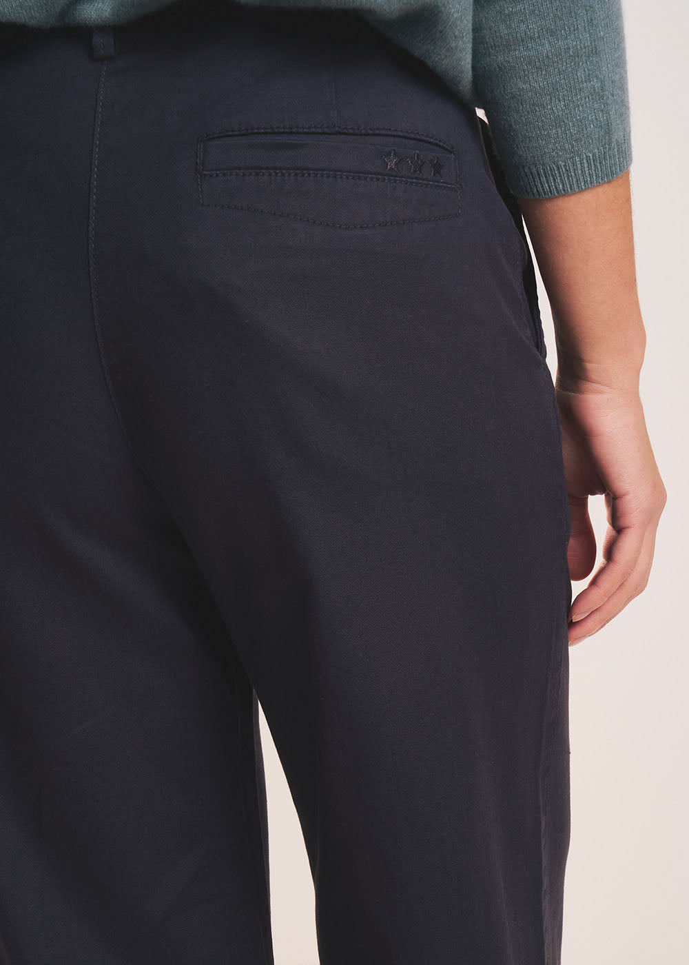 PAROS High-waisted straight-leg trousers - 4 - Sud Express - Sud Express