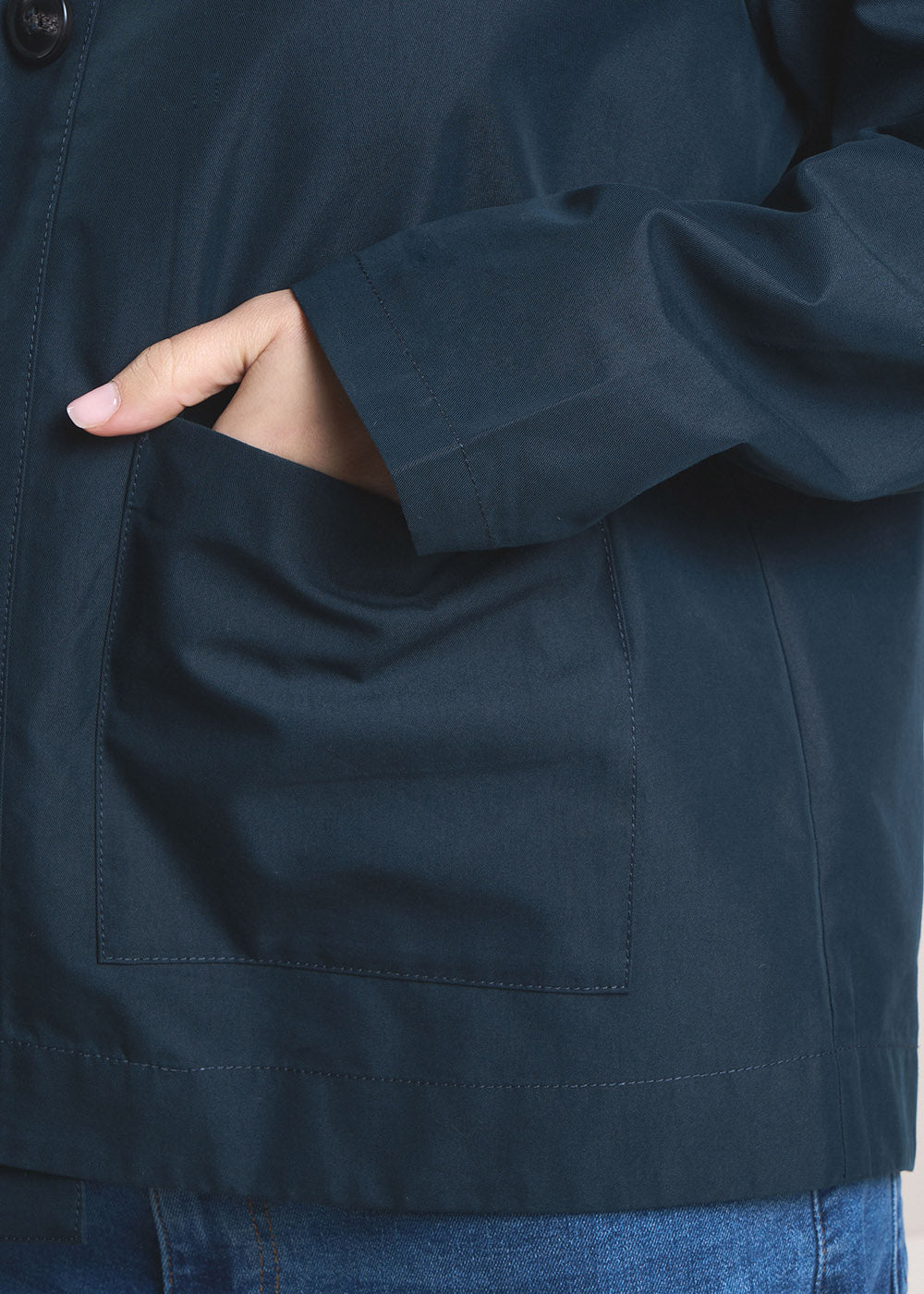 Short water-repellent jacket with hood - Sud Express - 4 - Sud Express