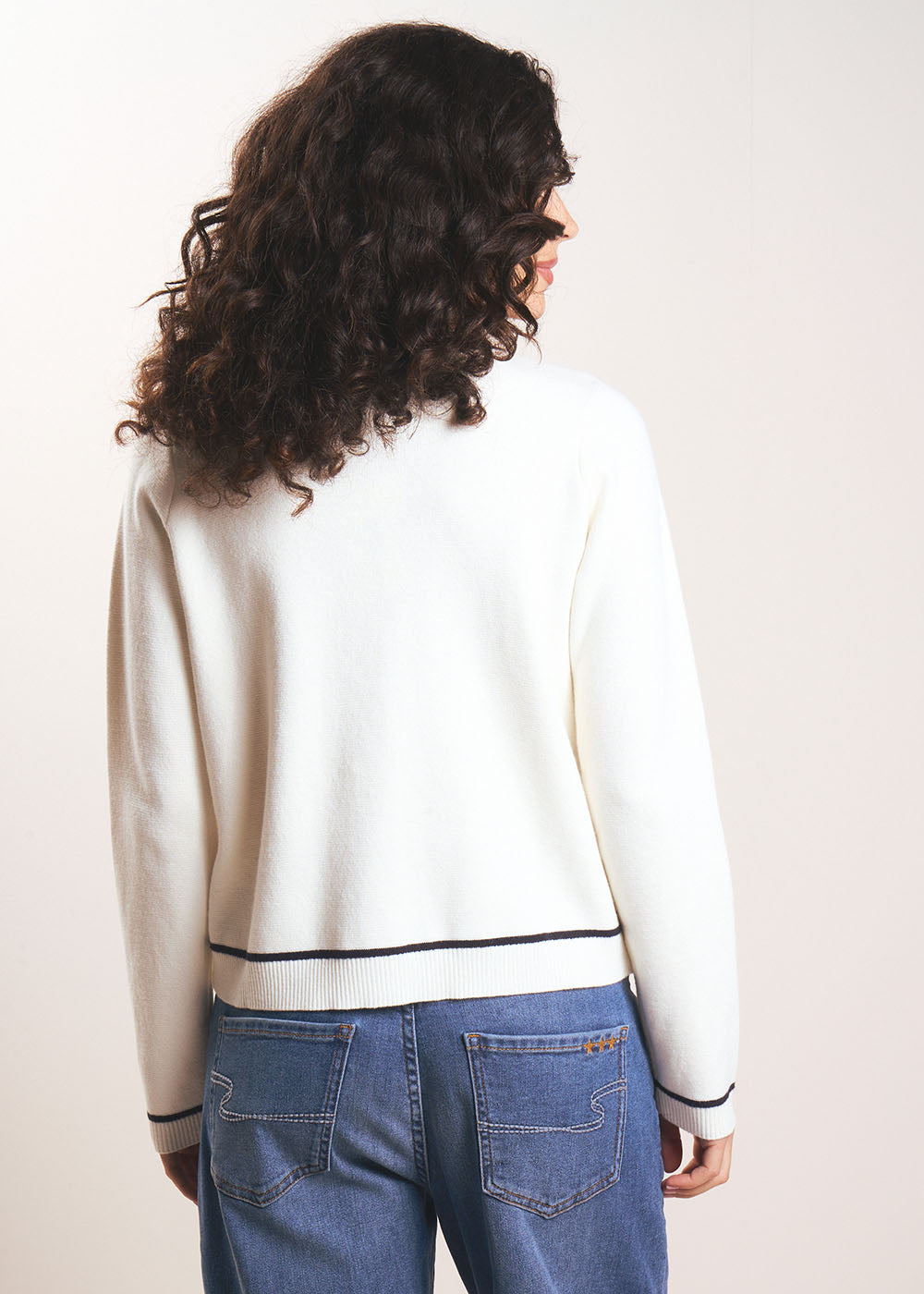 GILARYONY Two-tone waistcoat with contrasting finishes - 3 - Sud Express - Sud Express