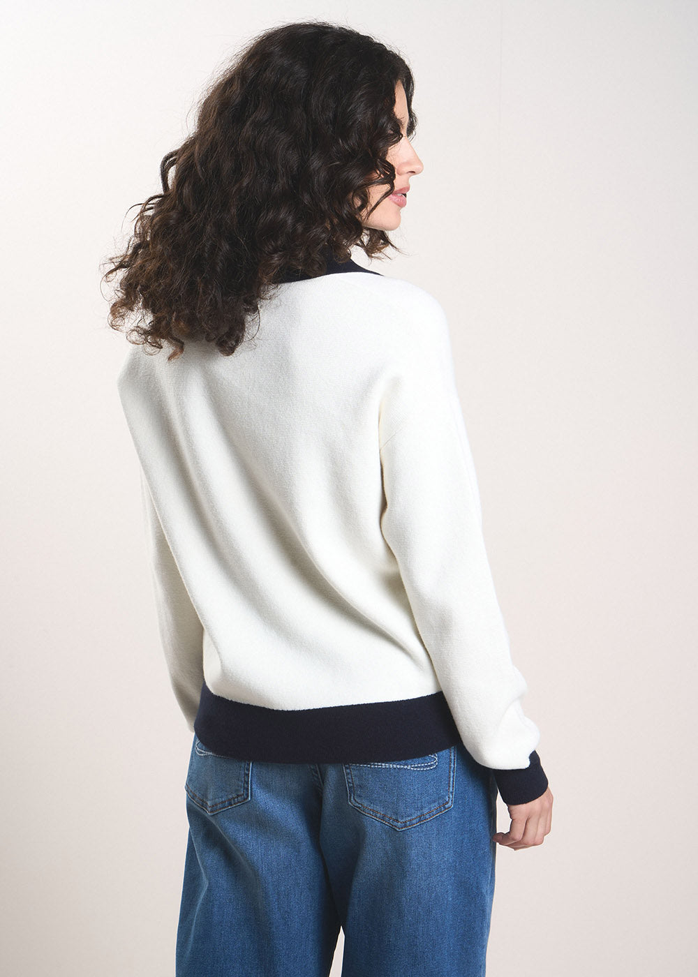 MARTYA Two-tone sailor-style jumper - 3 - Sud Express - Sud Express
