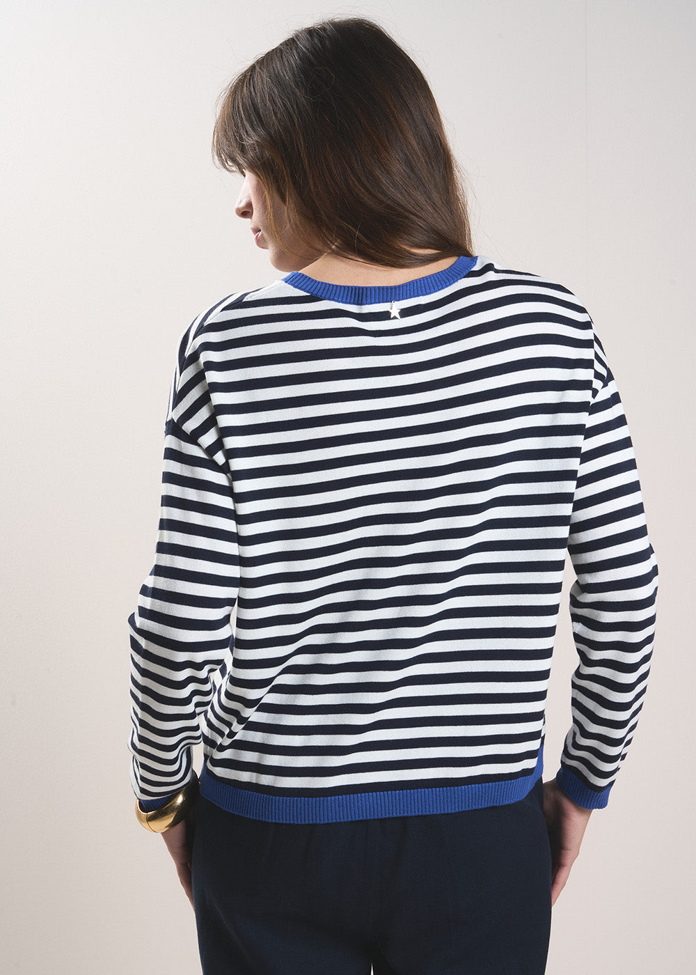 MARINIO Striped round-neck jumper - 3 - Sud Express - Sud Express