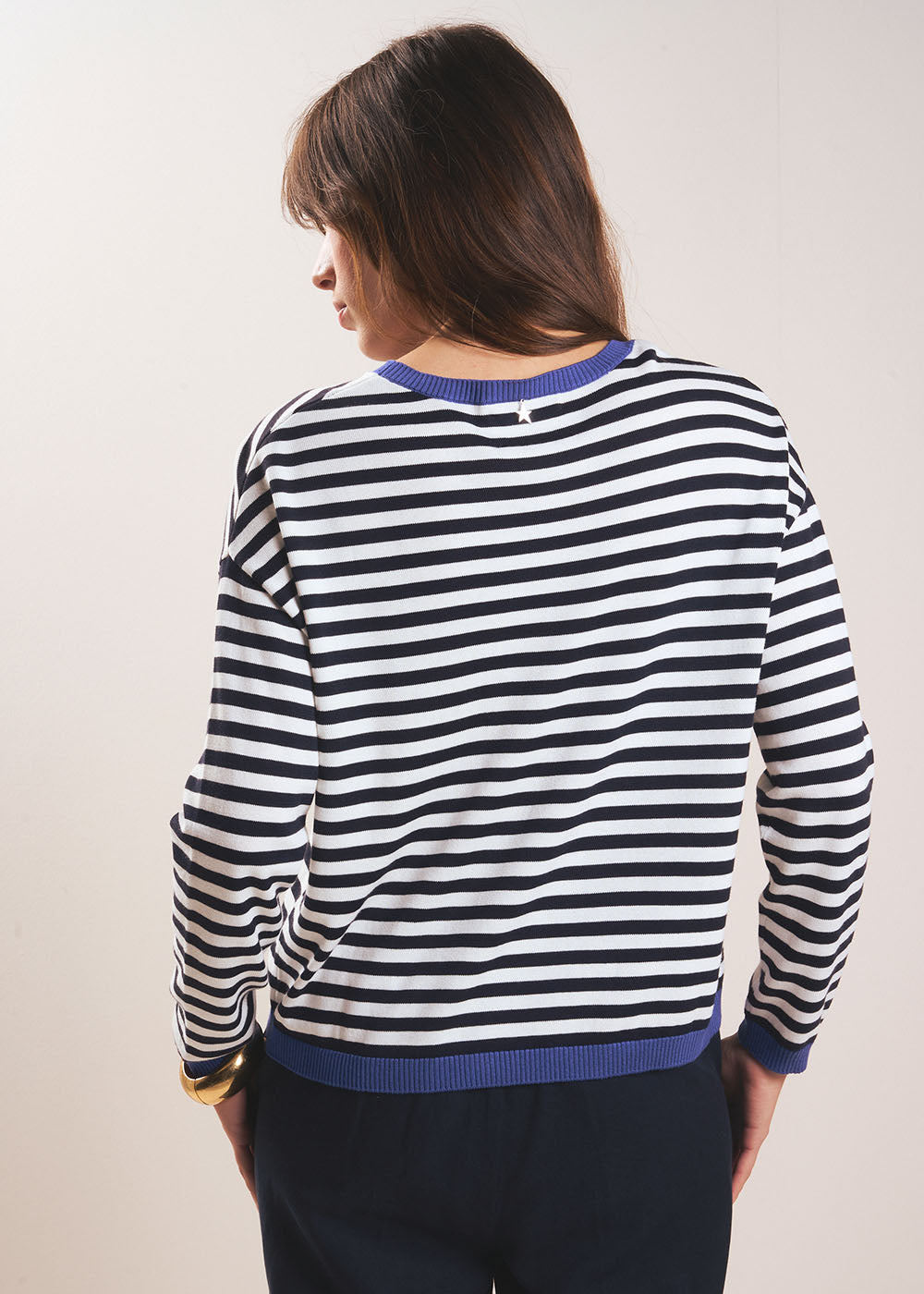 MARINIO Striped round-neck jumper - 3 - Sud Express - Sud Express