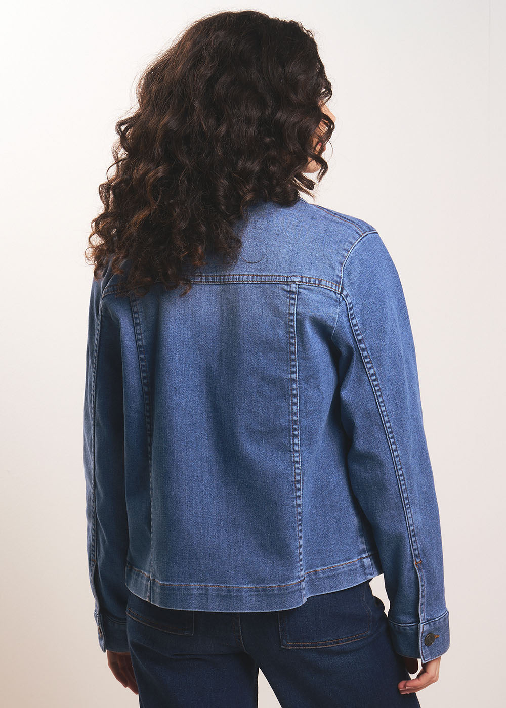 VOKAMA  Structured denim jacket - 3 - Sud Express - Sud Express