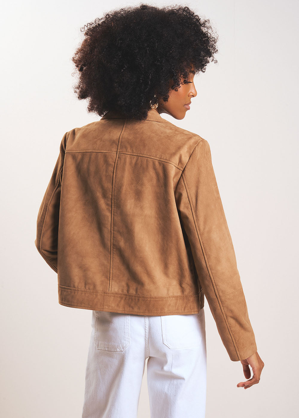 VULALY Short leather jacket - 3 - Sud Express - Sud Express