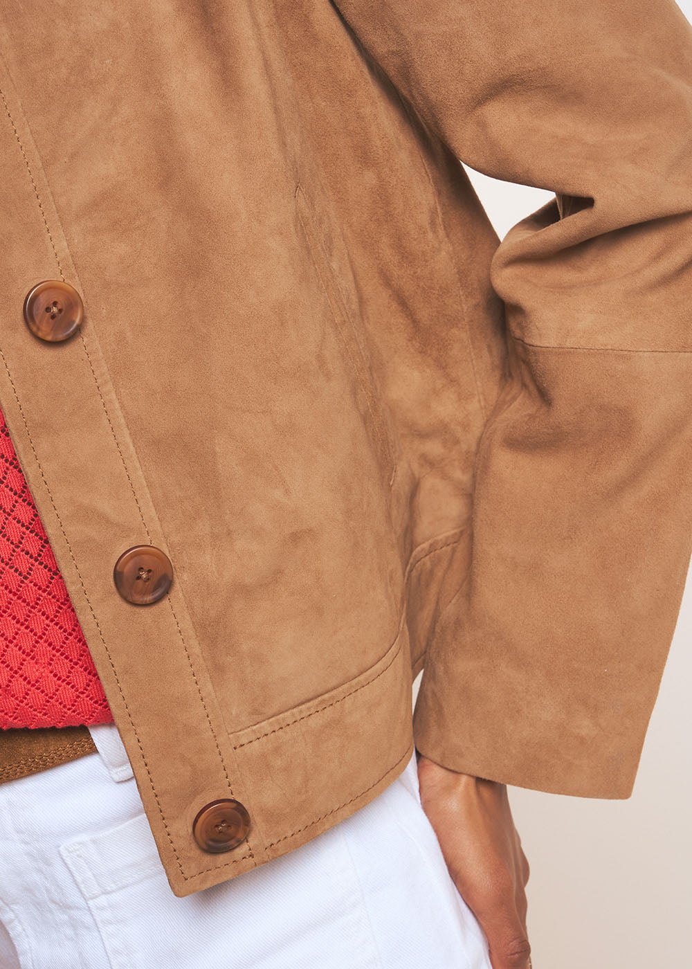 VULALY Short leather jacket - 4 - Sud Express - Sud Express