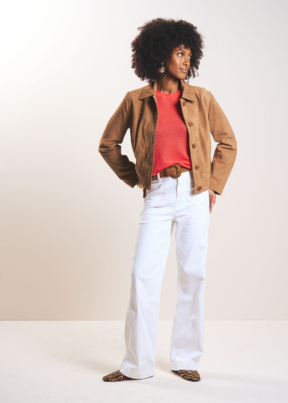 Short leather jacket - Sud Express - 5 - Sud Express