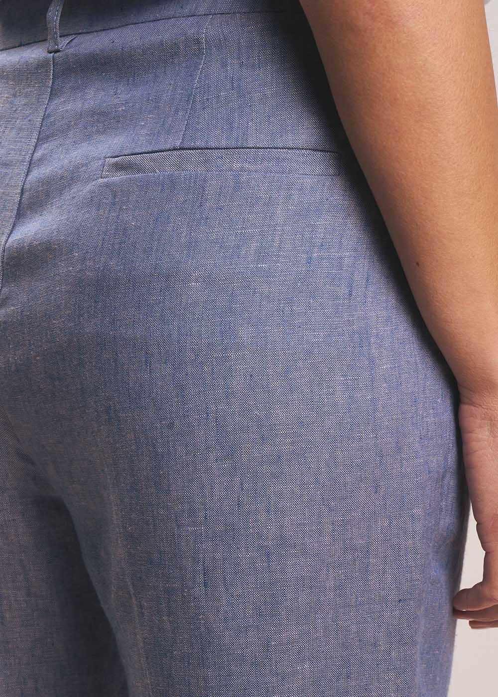 PALTO 7/8 linen carrot pants - 4 - Sud Express - Sud Express