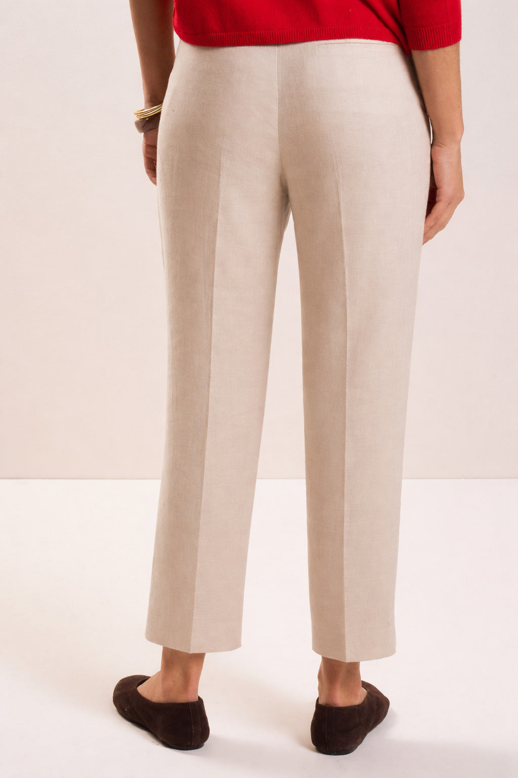 PALTO 7/8 linen carrot pants - 3 - Sud Express - Sud Express