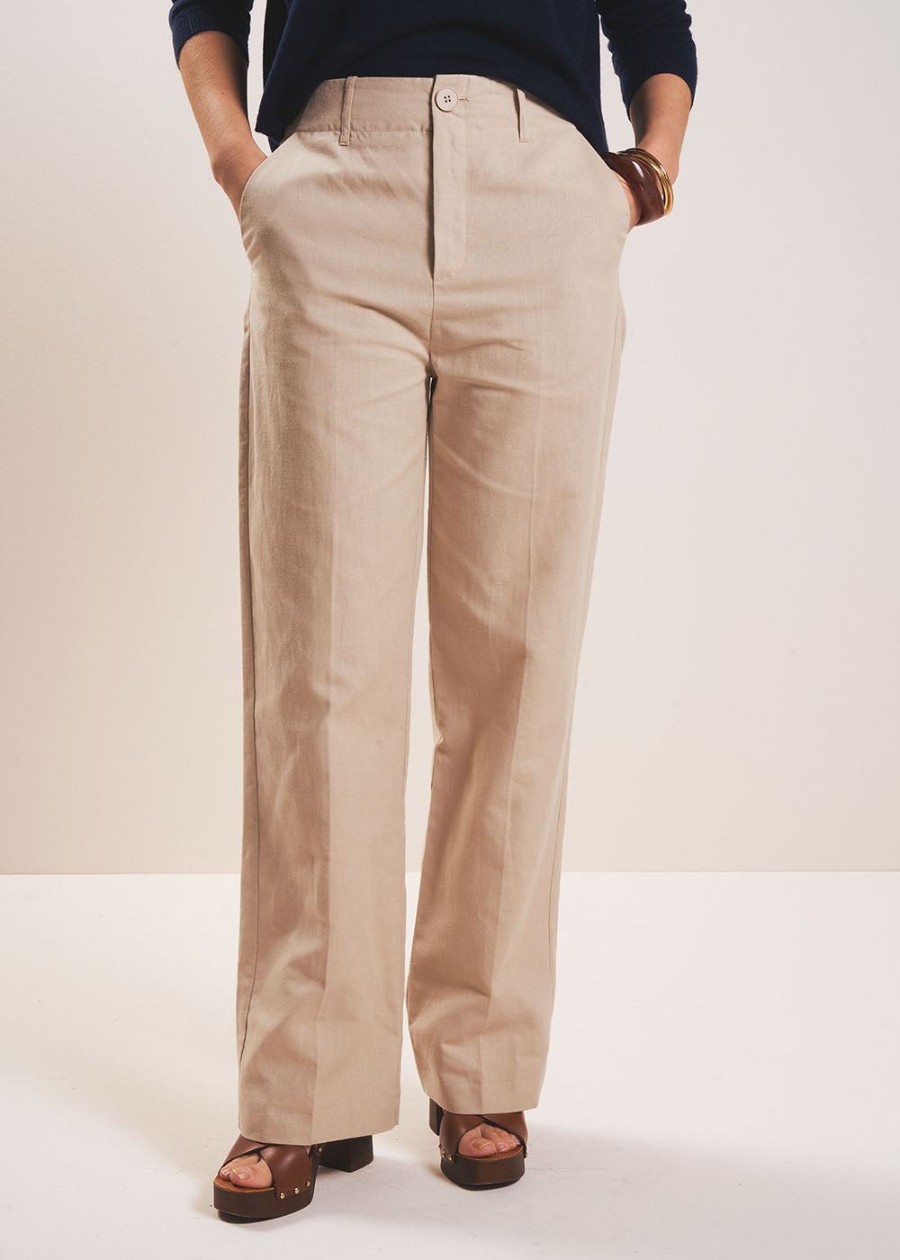POLAK Straight-leg tailored trousers - 1 - Sud Express - Sud Express
