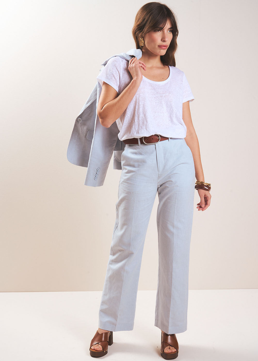 POLAK Straight-leg tailored trousers - 1 - Sud Express - Sud Express