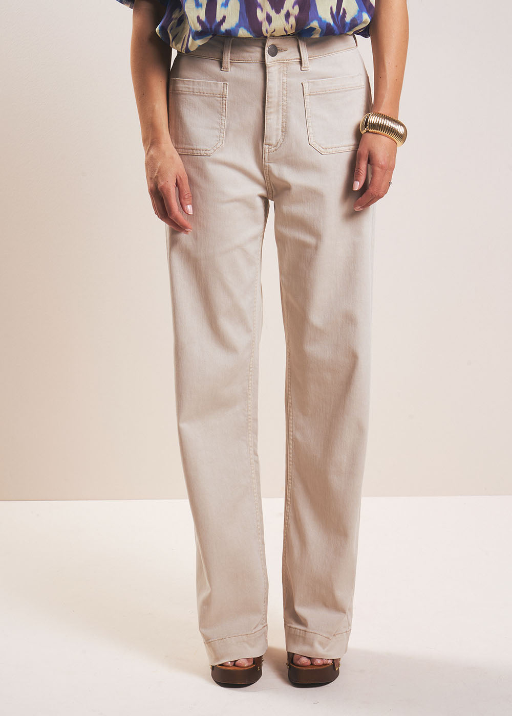 STACYA High-waisted wide-leg trousers - 1 - Sud Express - Sud Express