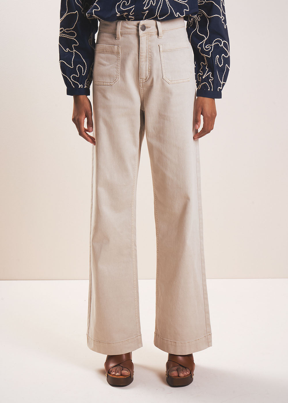 STACYA High-waisted wide-leg trousers - 2 - Sud Express - Sud Express