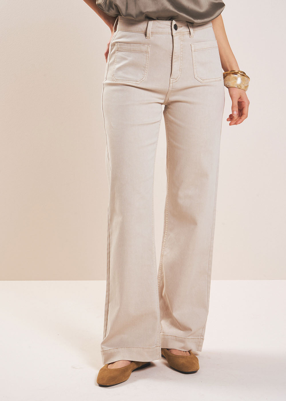STACYA High-waisted wide-leg trousers - 2 - Sud Express - Sud Express