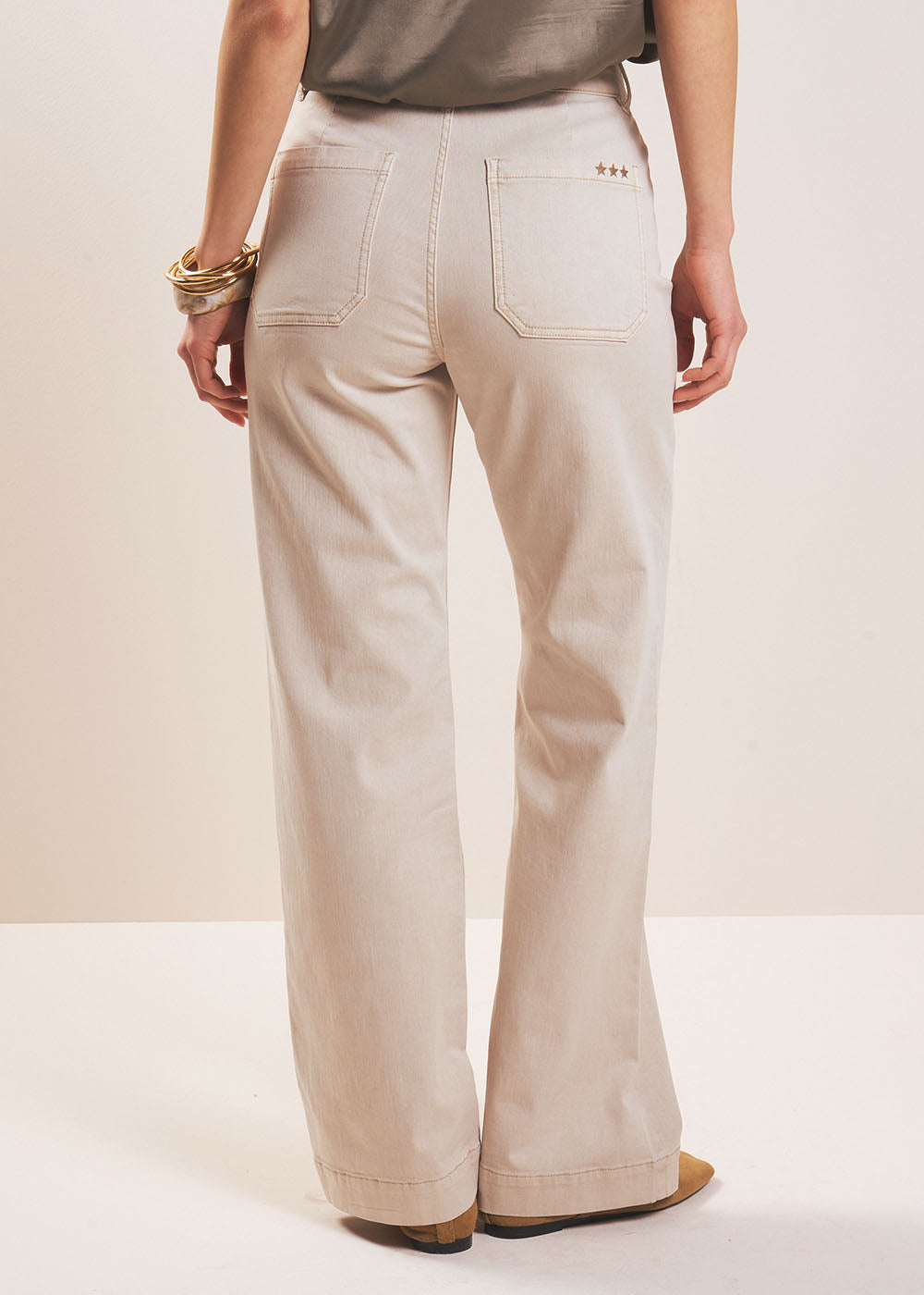 STACYA High-waisted wide-leg trousers - 3 - Sud Express - Sud Express
