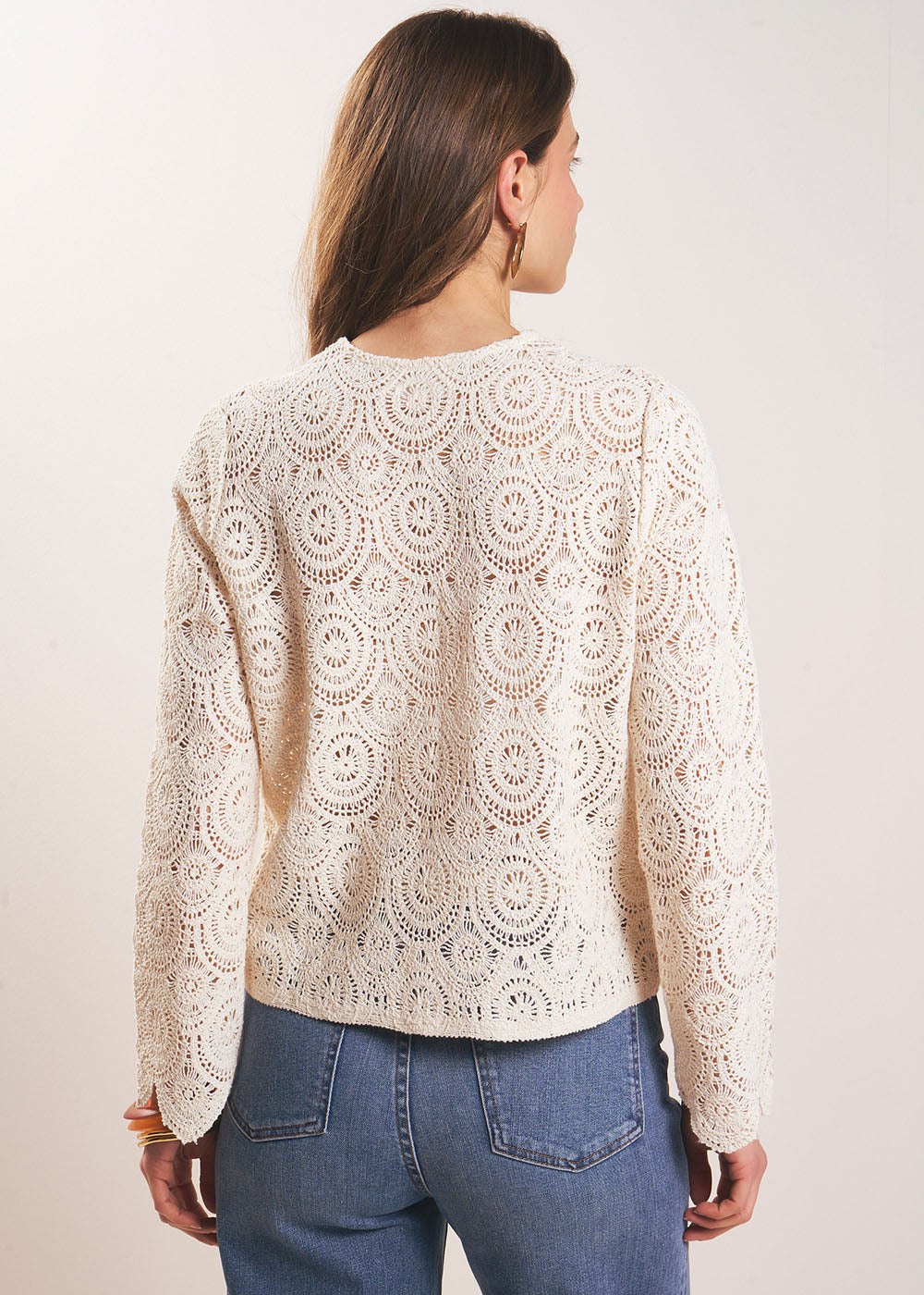 GRANITA Embroidered cotton waistcoat - 3 - Sud Express - Sud Express