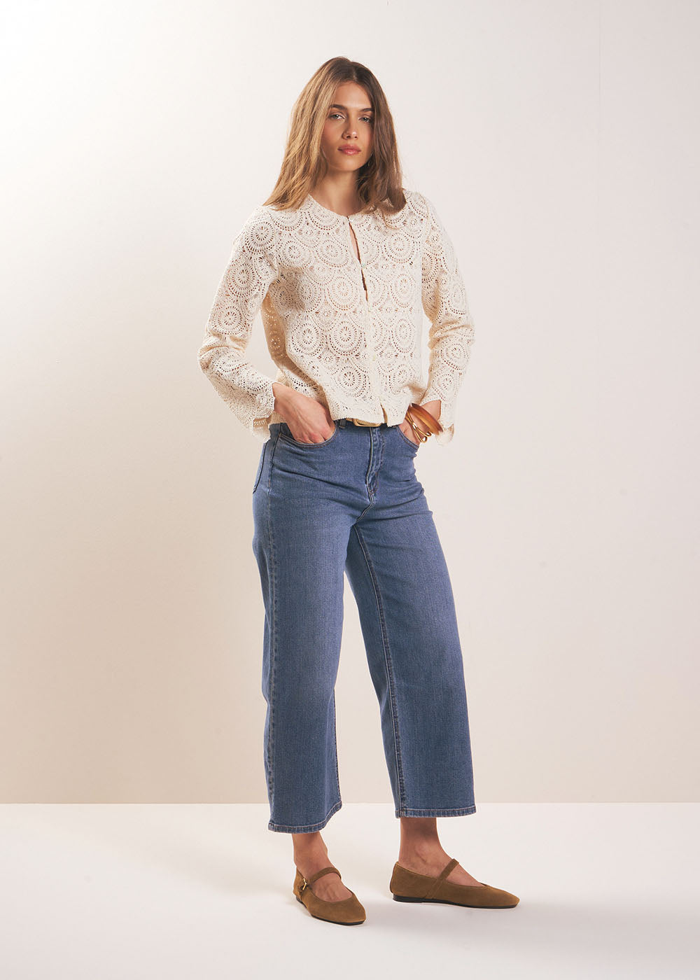 Embroidered cotton waistcoat - Sud Express - 6 - Sud Express