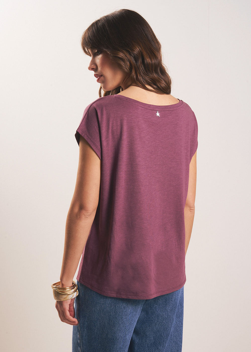 TAMIA Boat-neck T-shirt - 3 - Sud Express - Sud Express