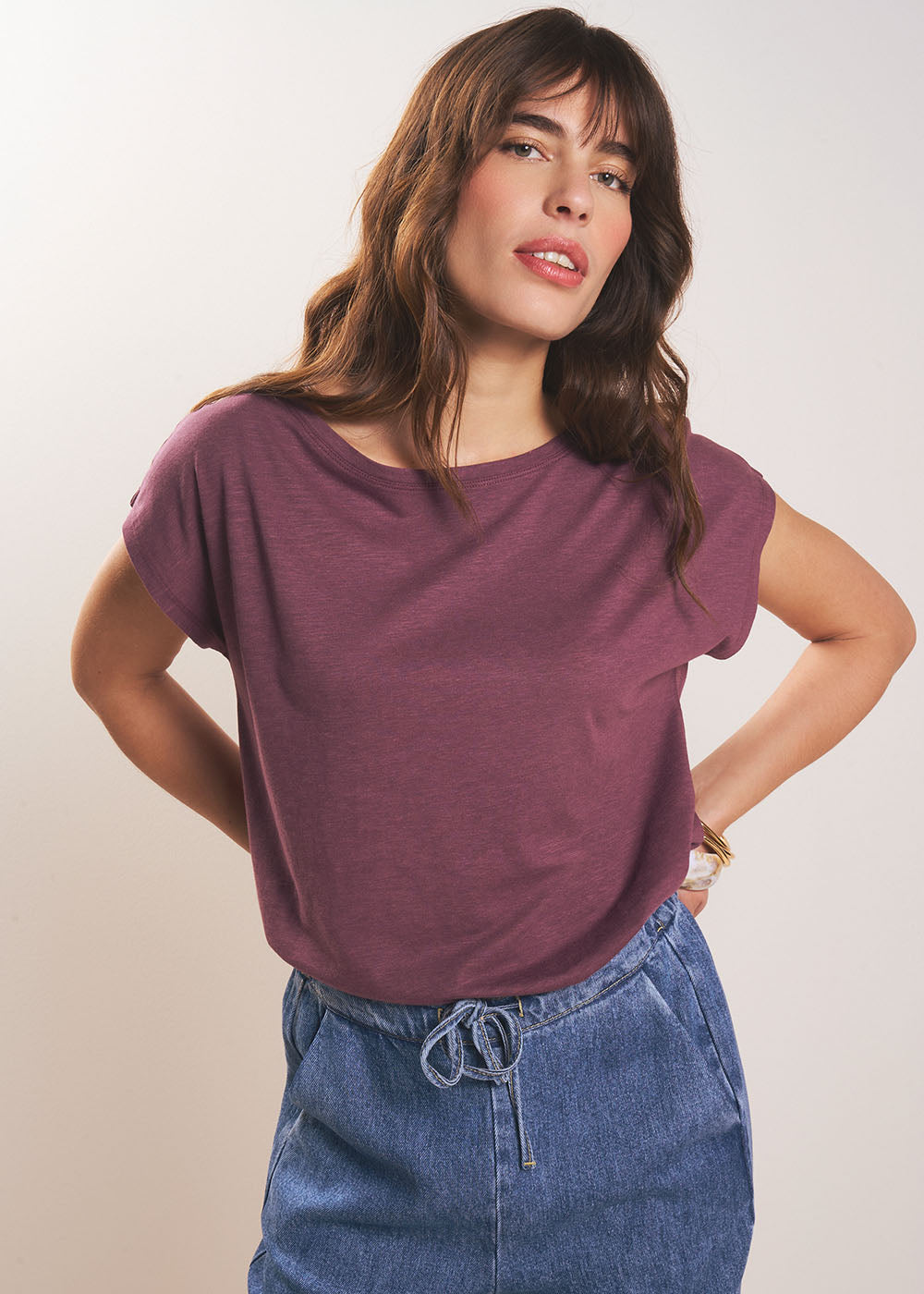 TAMIA Boat-neck T-shirt - 4 - Sud Express - Sud Express