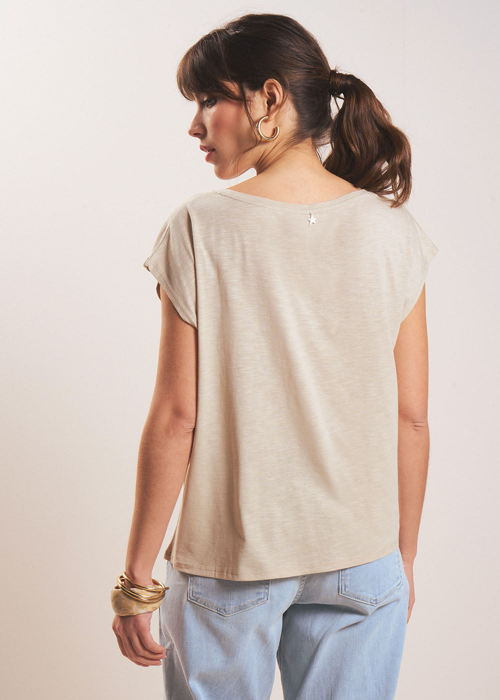 TAMIA Boat-neck T-shirt - 3 - Sud Express - Sud Express