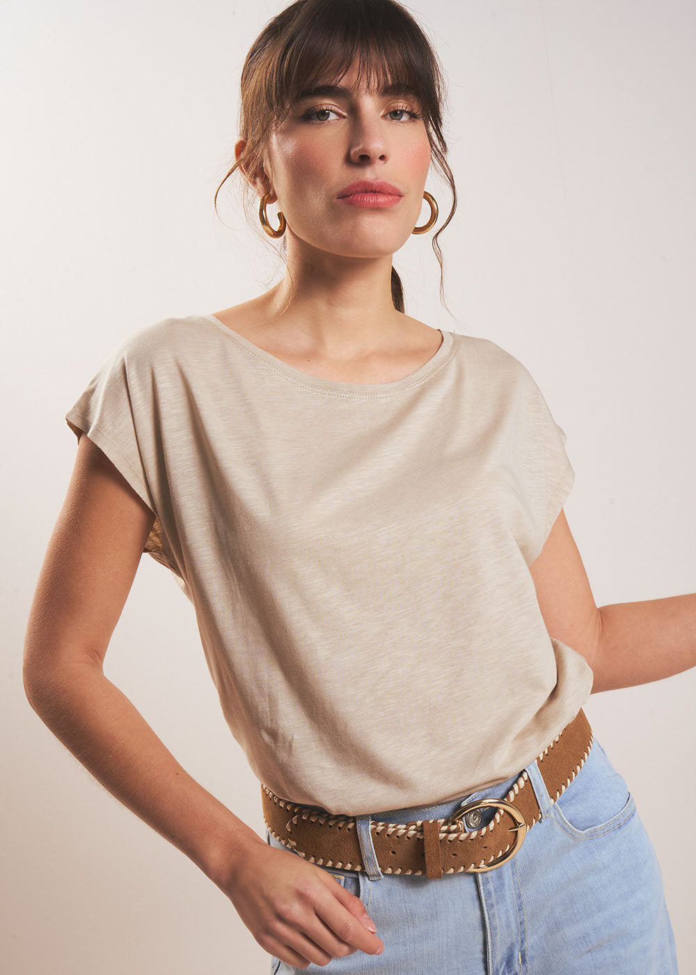 Boat-neck T-shirt - Sud Express - 5 - Sud Express