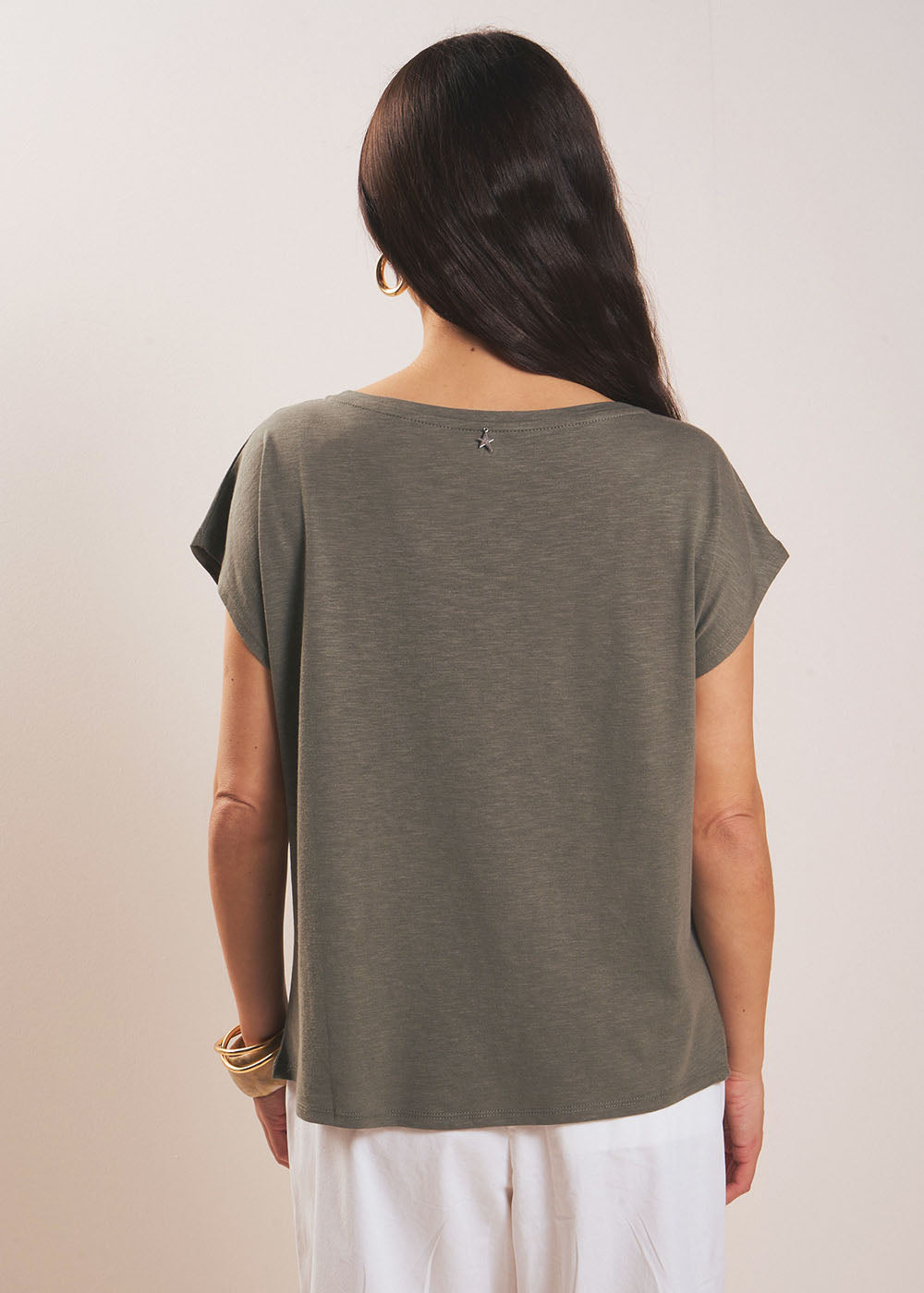 TAMIA Boat-neck T-shirt - 3 - Sud Express - Sud Express