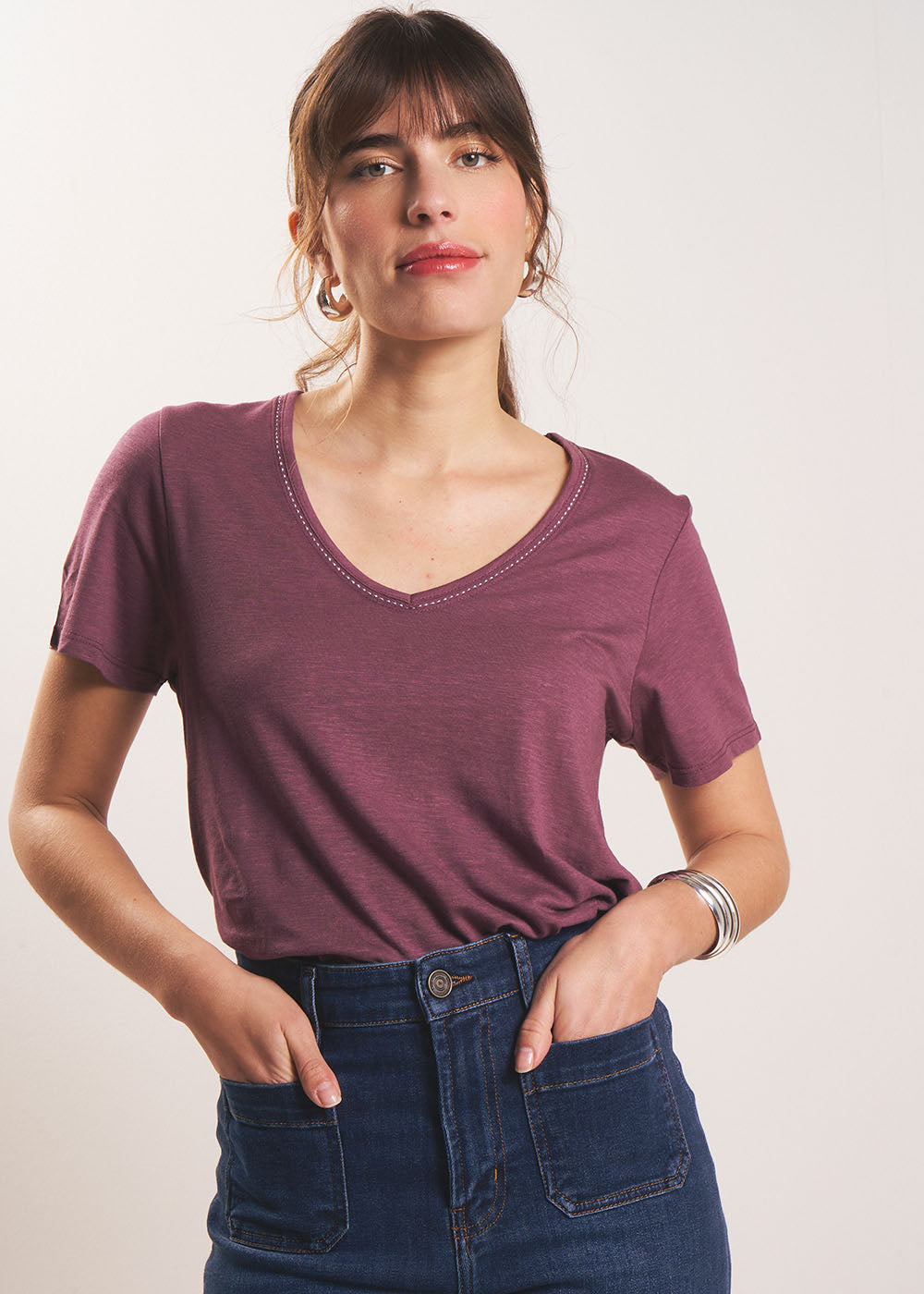 V-neck T-shirt - Sud Express - 5 - Sud Express