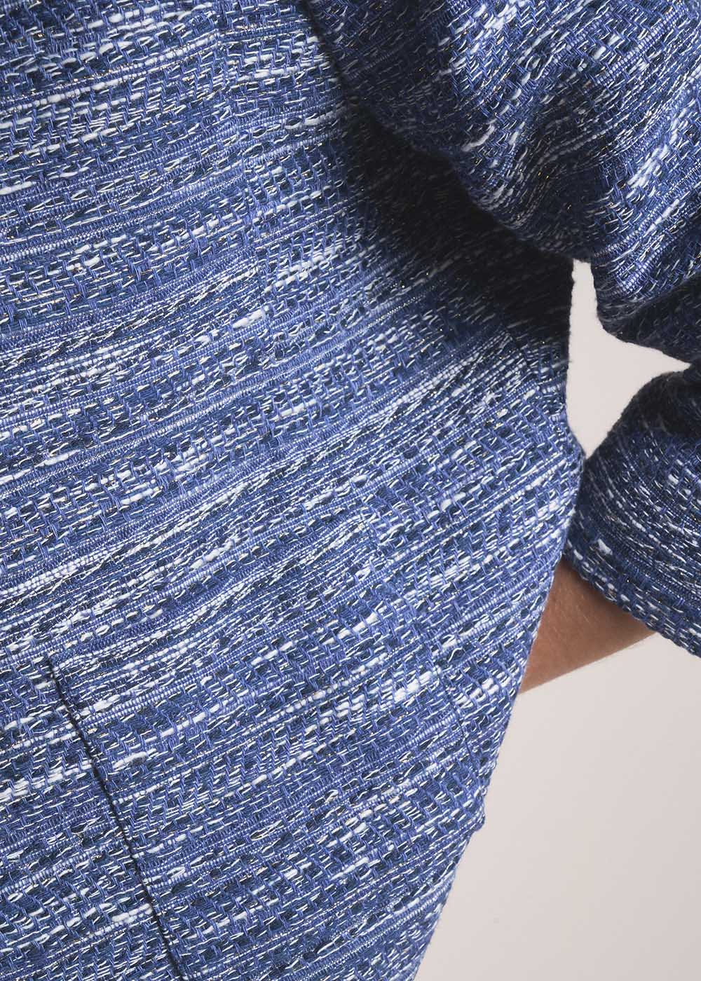 Short tweed jacket with patch pockets - Sud Express - 5 - Sud Express