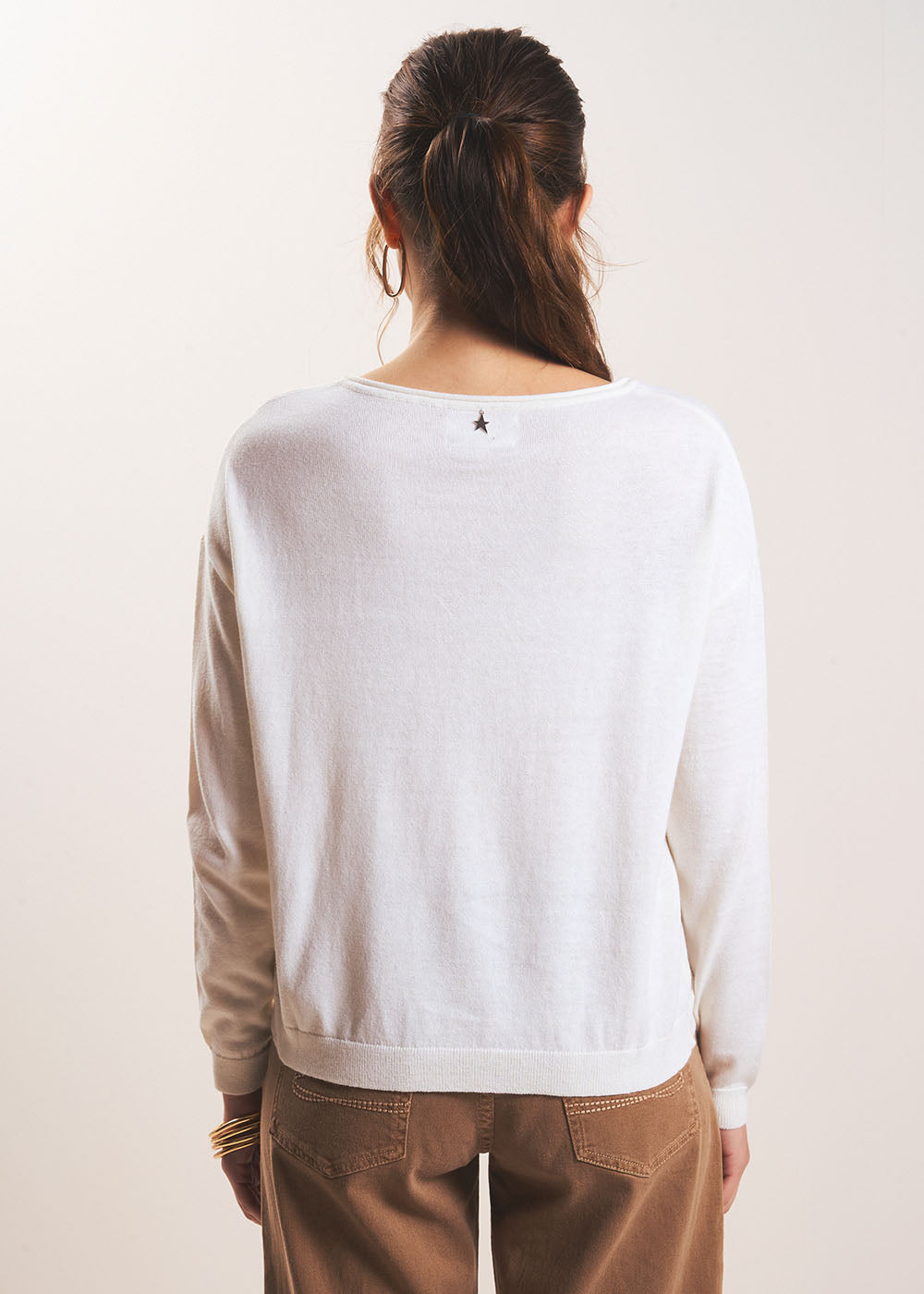 MYLANO Oversized boat-neck sweater - 3 - Sud Express - Sud Express