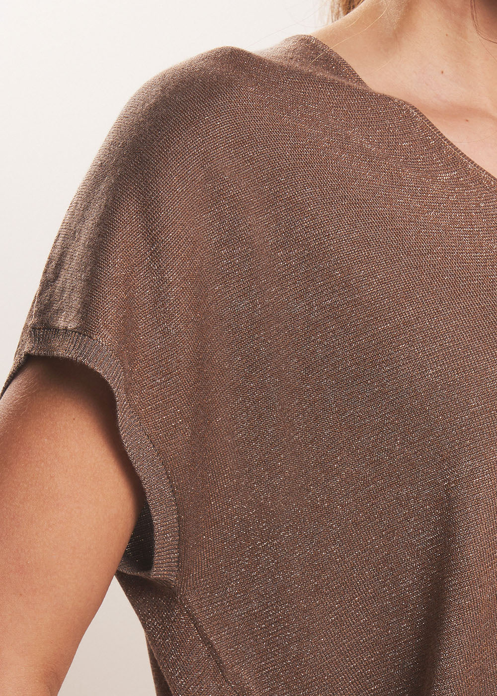 MARGARITSA Shimmering sleeveless sweater - 4 - Sud Express - Sud Express