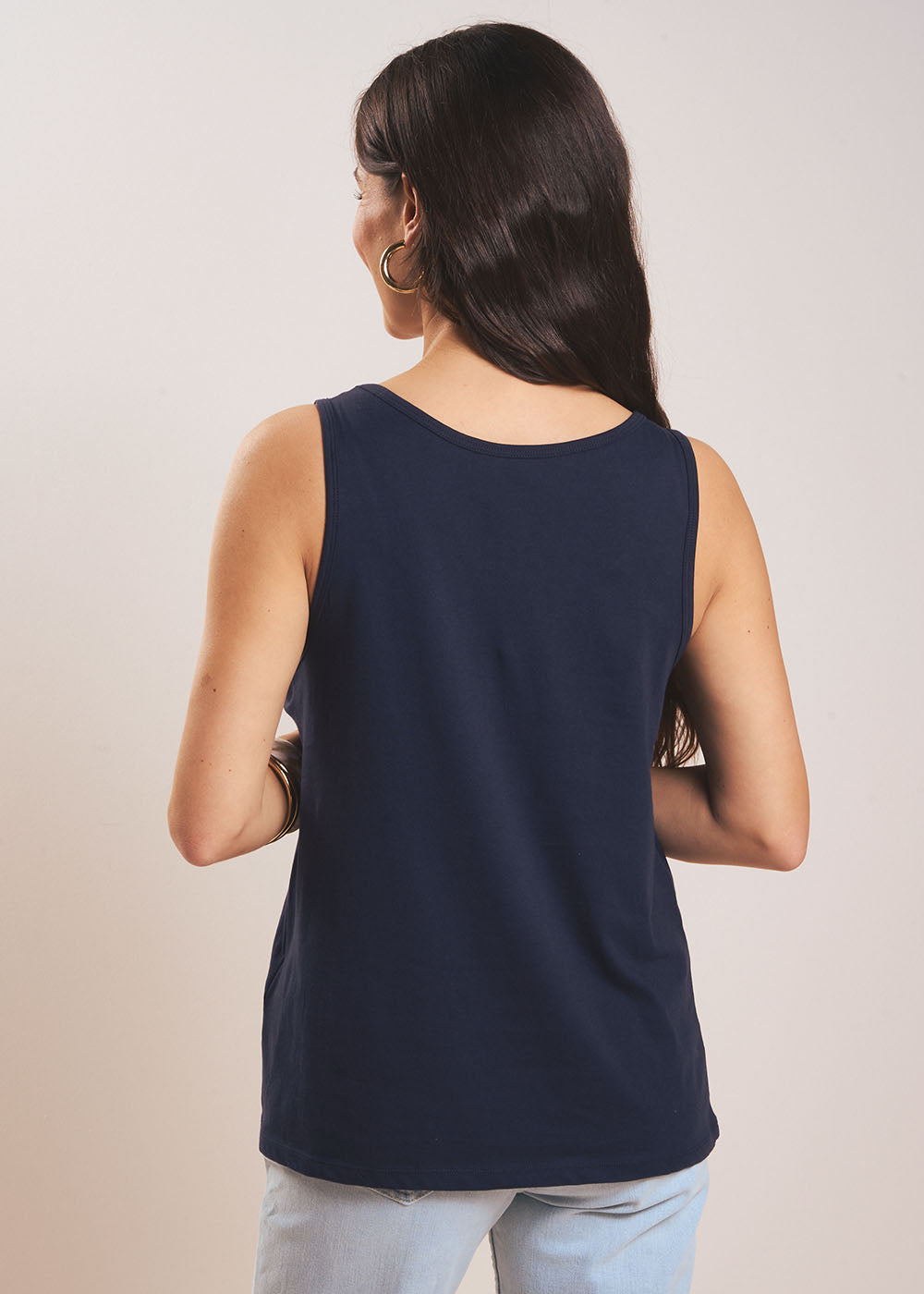 DOLOU Wide-strap tank top - 3 - Sud Express - Sud Express