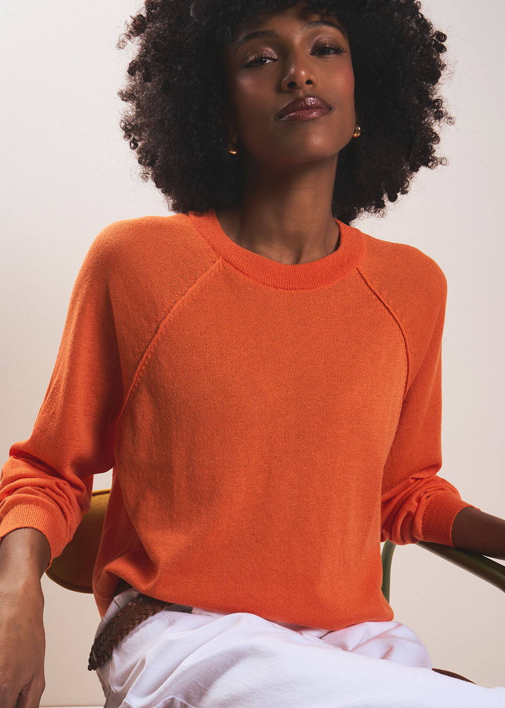 MARTINAY Fitted round neck jumper - 1 - Sud Express - Sud Express