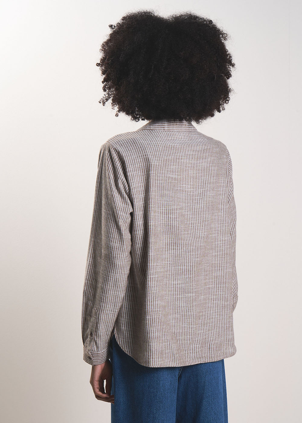 TOMILA  Flowing shirt with a tunisian collar - 3 - Sud Express - Sud Express