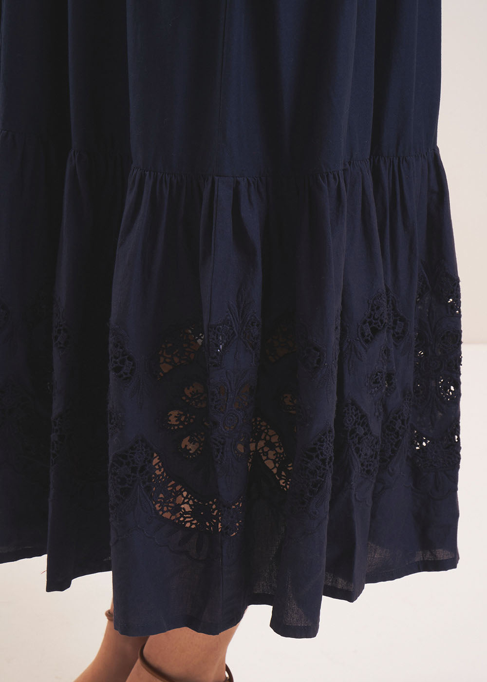 ROCKLINE Embroidered cotton voile dress - 4 - Sud Express - Sud Express