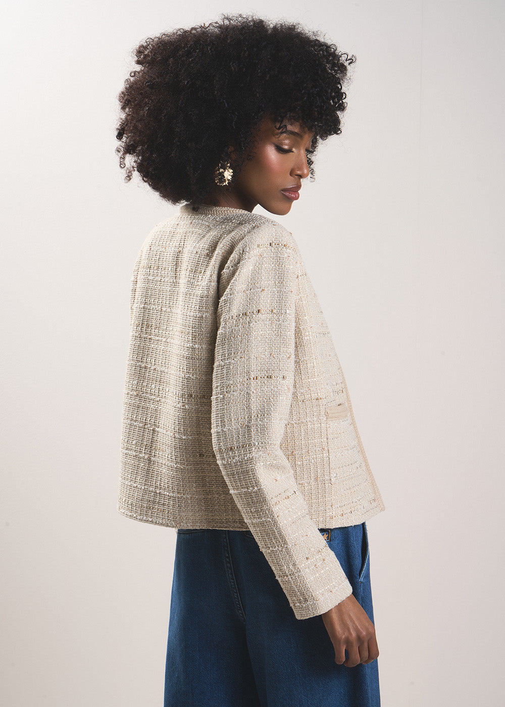 VAHAMI Short tweed jacket - 3 - Sud Express - Sud Express