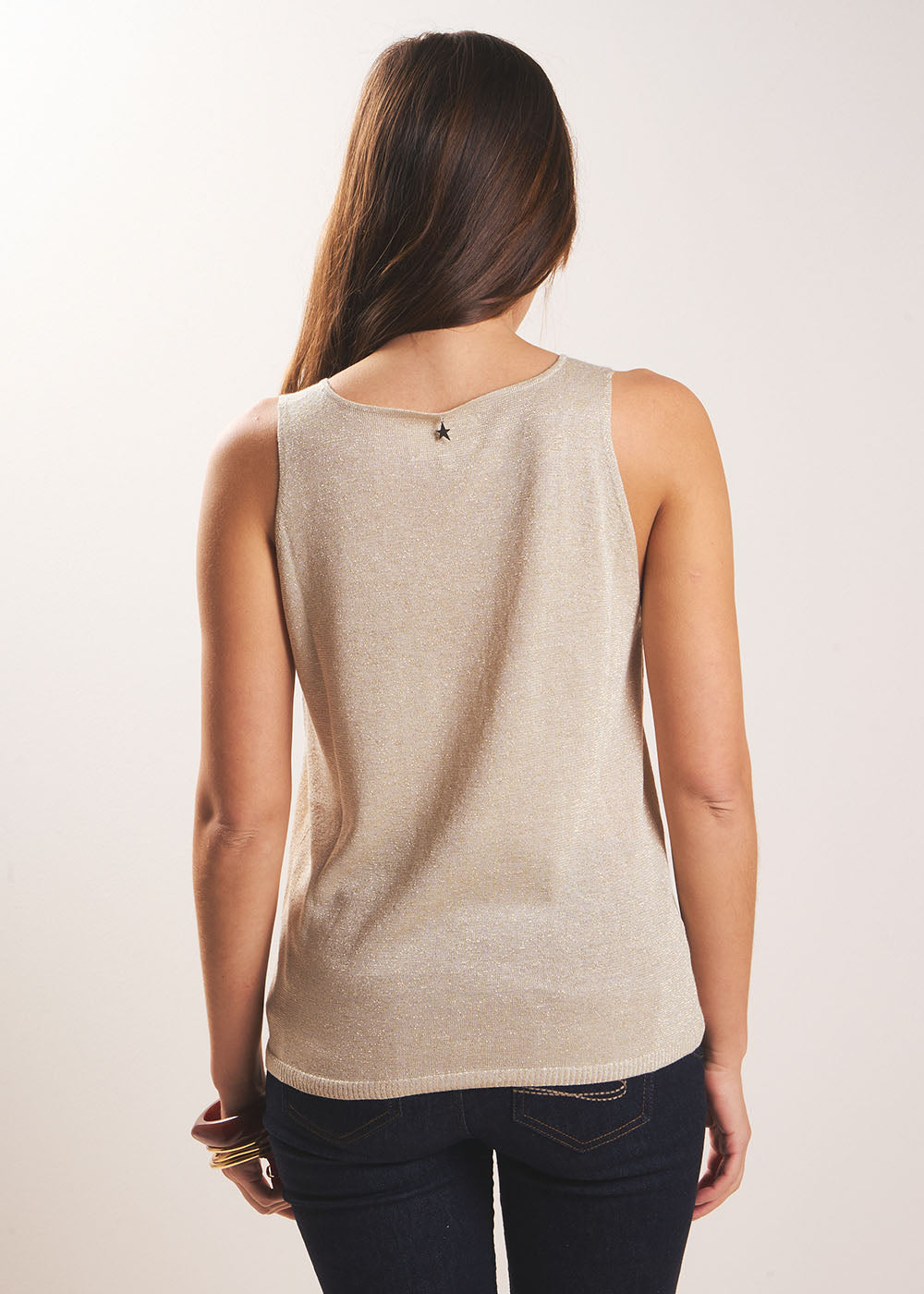 Tank top with a ballerina neckline - Sud Express - 3 - Sud Express