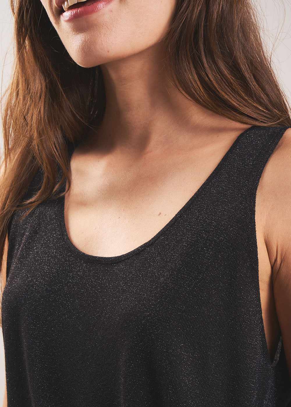 Tank top with a ballerina neckline - Sud Express - 2 - Sud Express