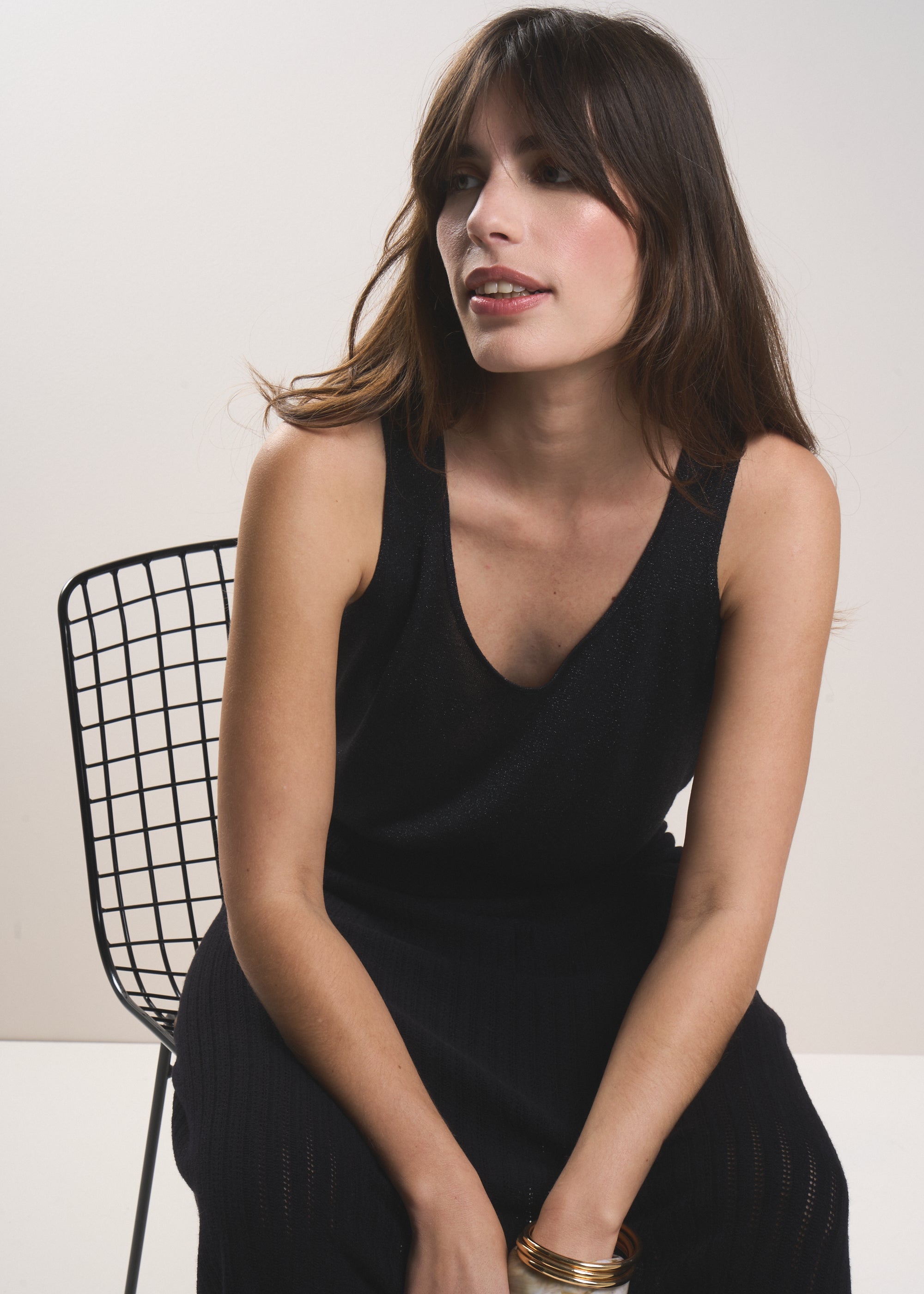 Tank top with a ballerina neckline - Sud Express - 5 - Sud Express