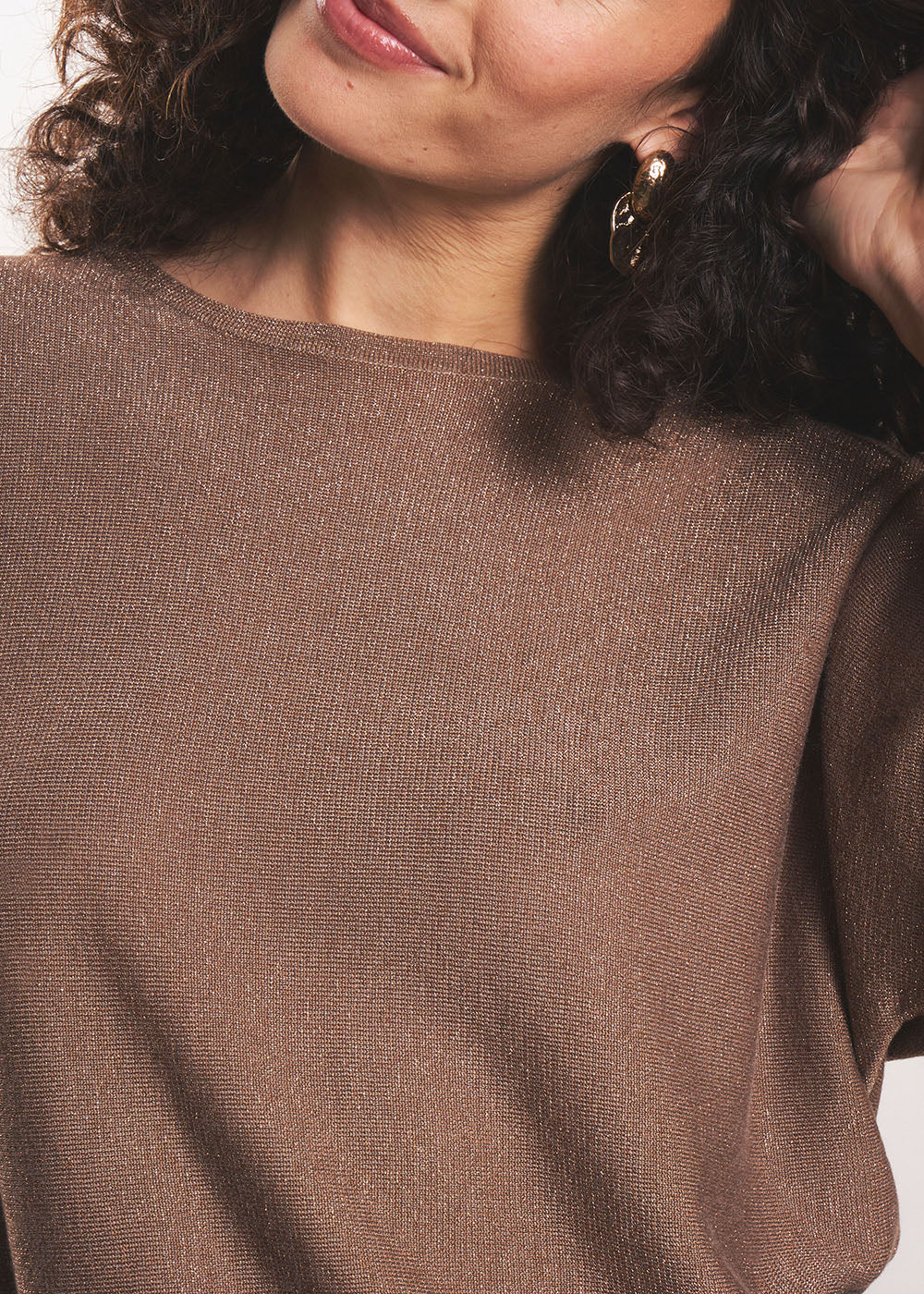 MATADOR Round neck jumper with metallic fibres - 2 - Sud Express - Sud Express