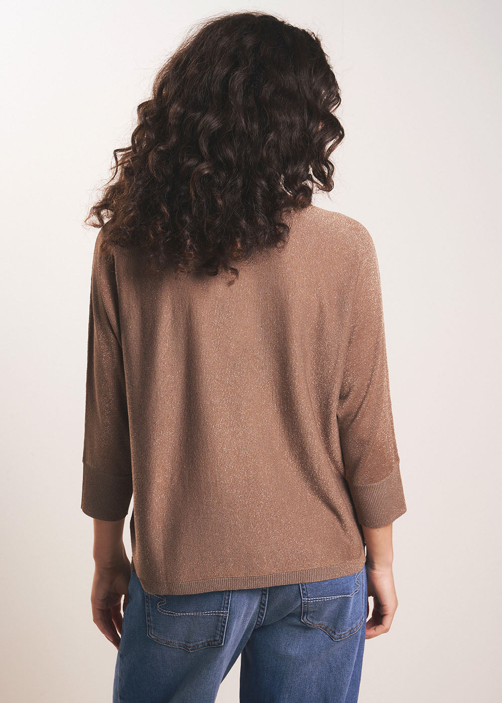 MATADOR Round neck jumper with metallic fibres - 3 - Sud Express - Sud Express