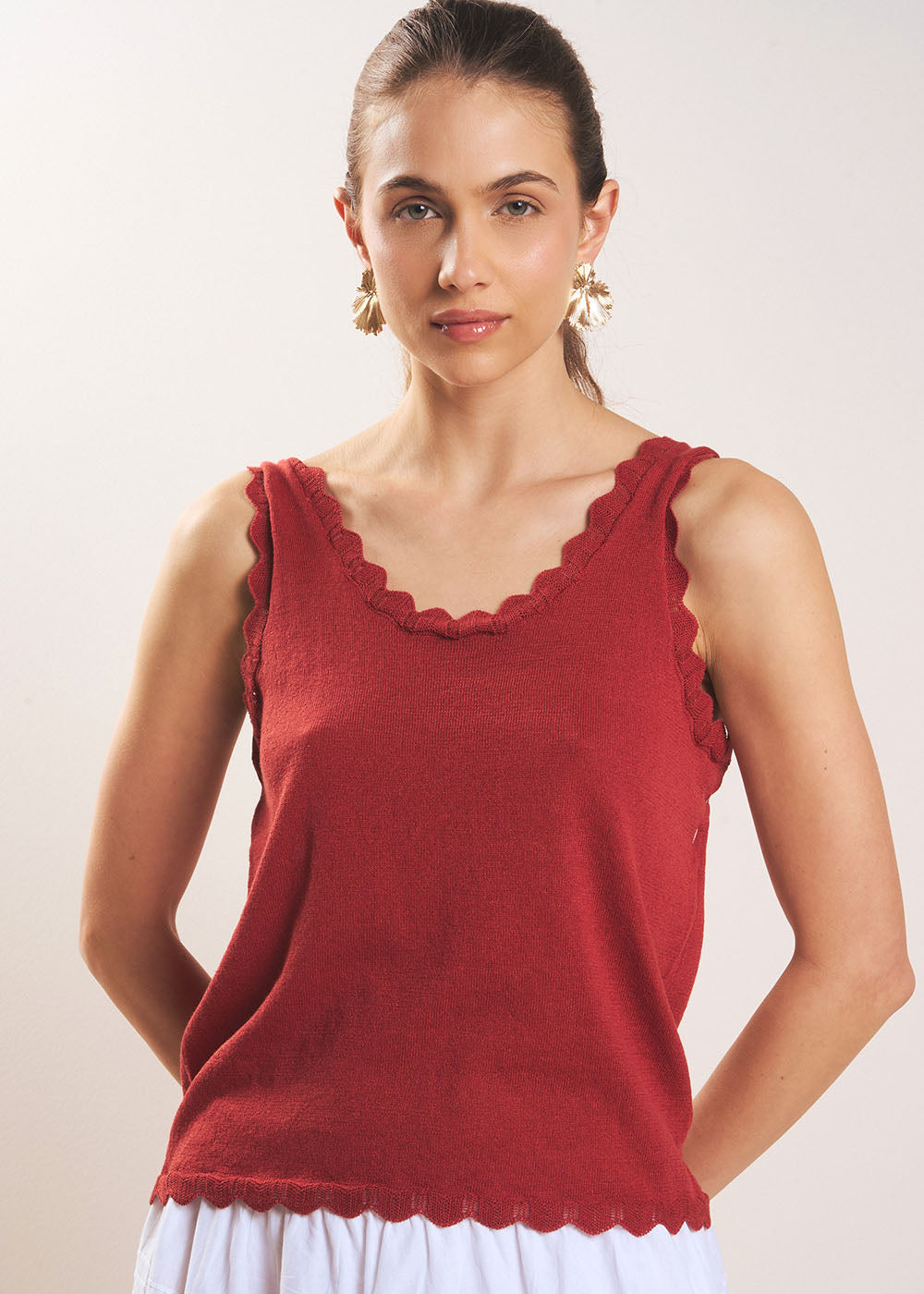 DALTICA Knitted tank top - 4 - Sud Express - Sud Express