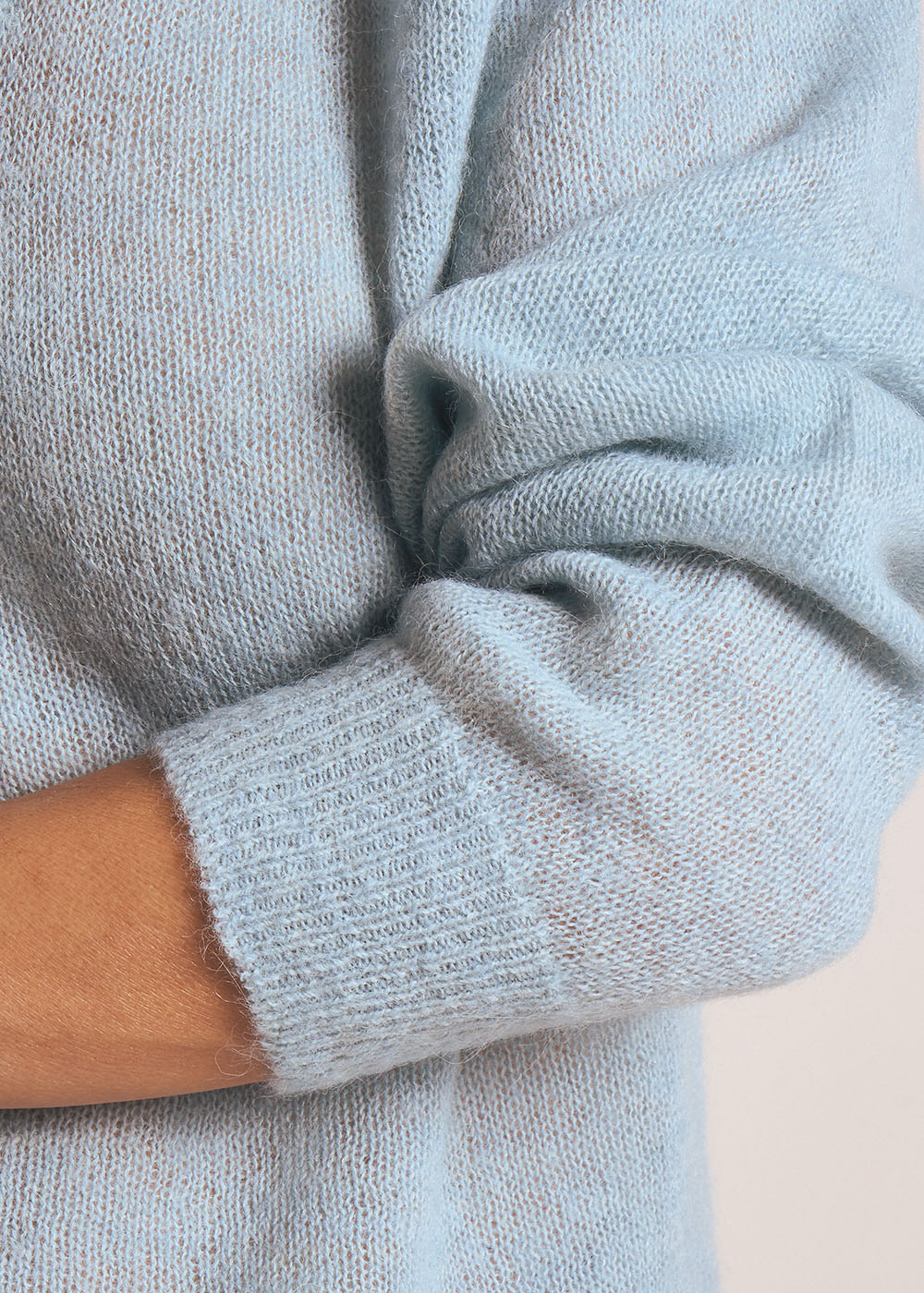 Pull col V en mohair - Sud Express - 5 - Sud Express