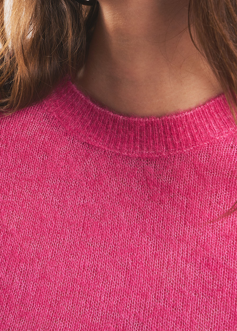 MIGUELO Round neck jumper with ribbed detailing - 4 - Sud Express - Sud Express