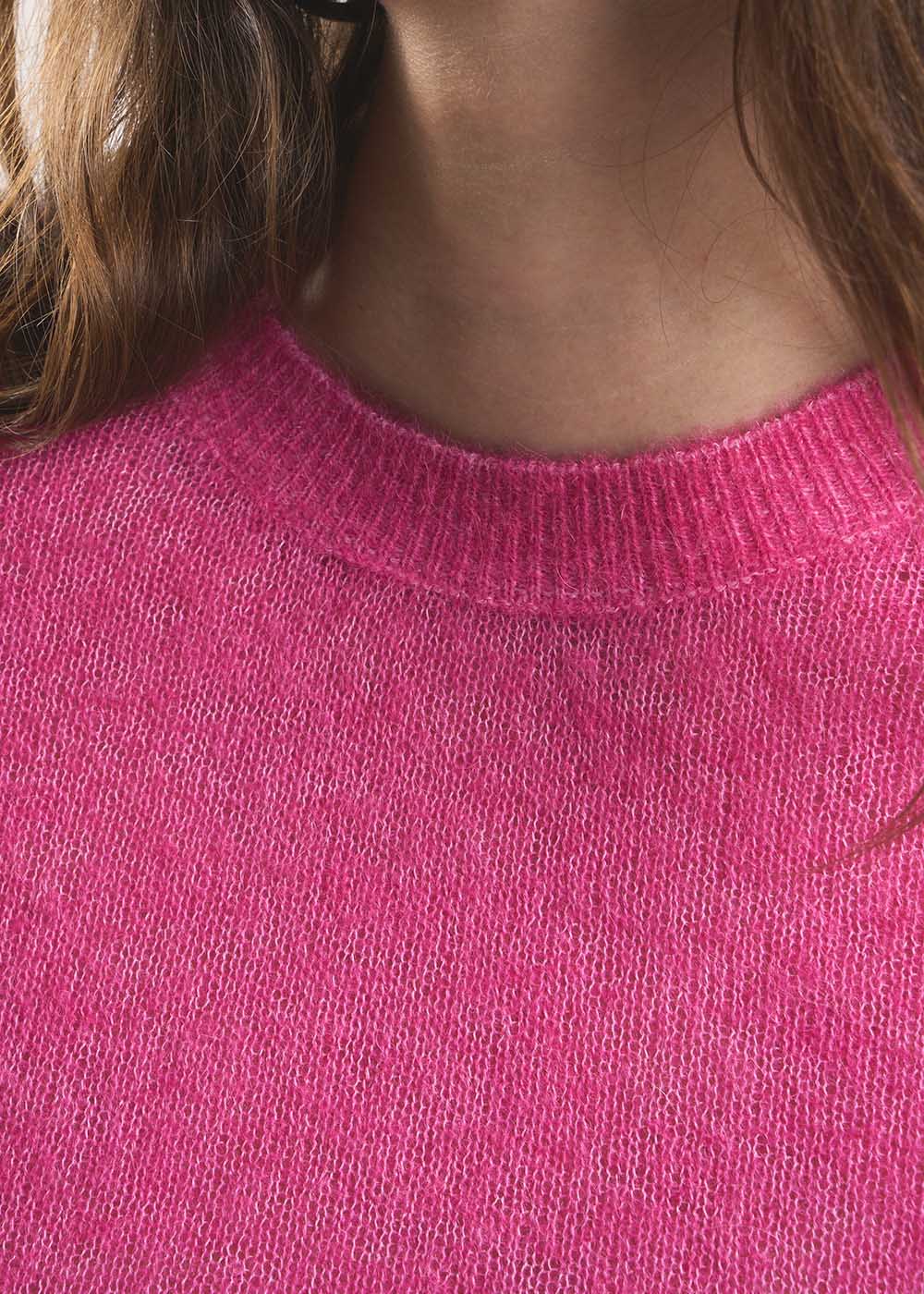Round neck jumper with ribbed detailing - Sud Express - 4 - Sud Express