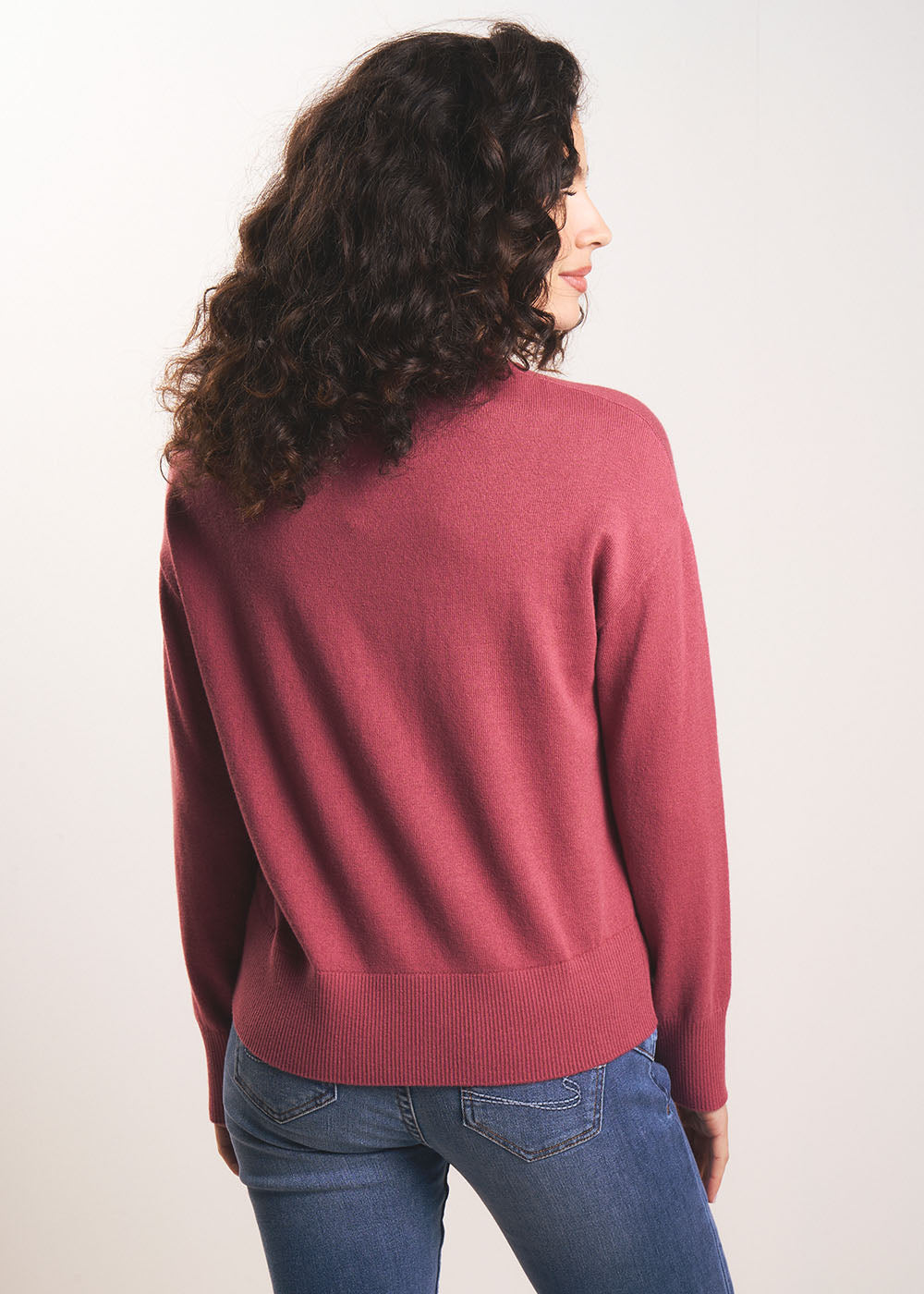 MANEYLA High-neck jumper in cotton wool - 3 - Sud Express - Sud Express