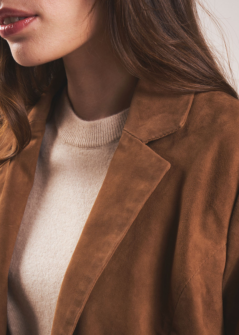 VANESSA Mid-length leather jacket - 2 - Sud Express - Sud Express